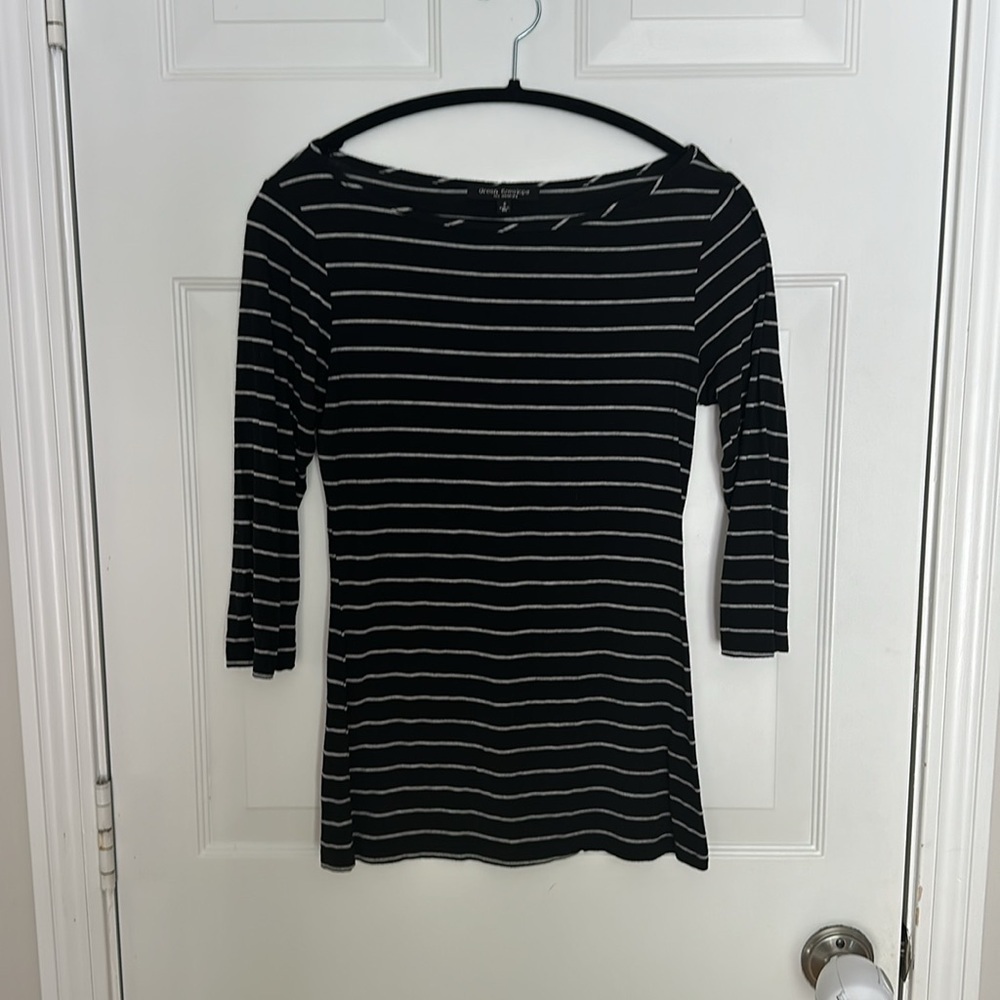 Gree Envelope Los Angeles 3/4 Sleeve striped shirt - small